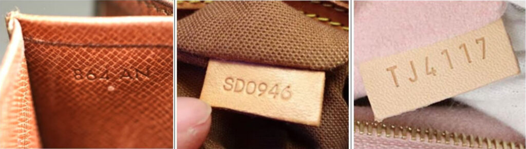 ルイ・ヴィトン(LOUISVUITTON)機番(デイトコード)