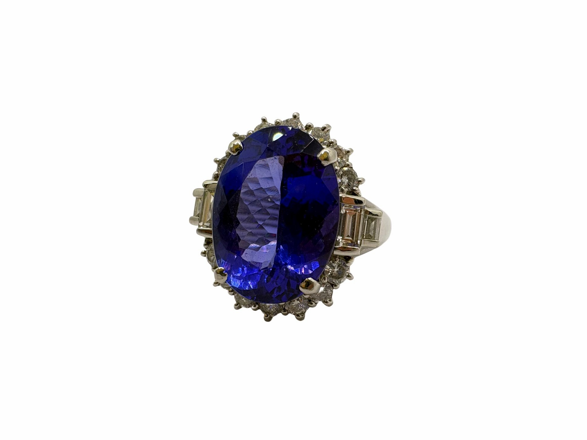Pt900 タンザナイト10.81ct ダイヤ1.01ct リング - 買取専門店リライト 