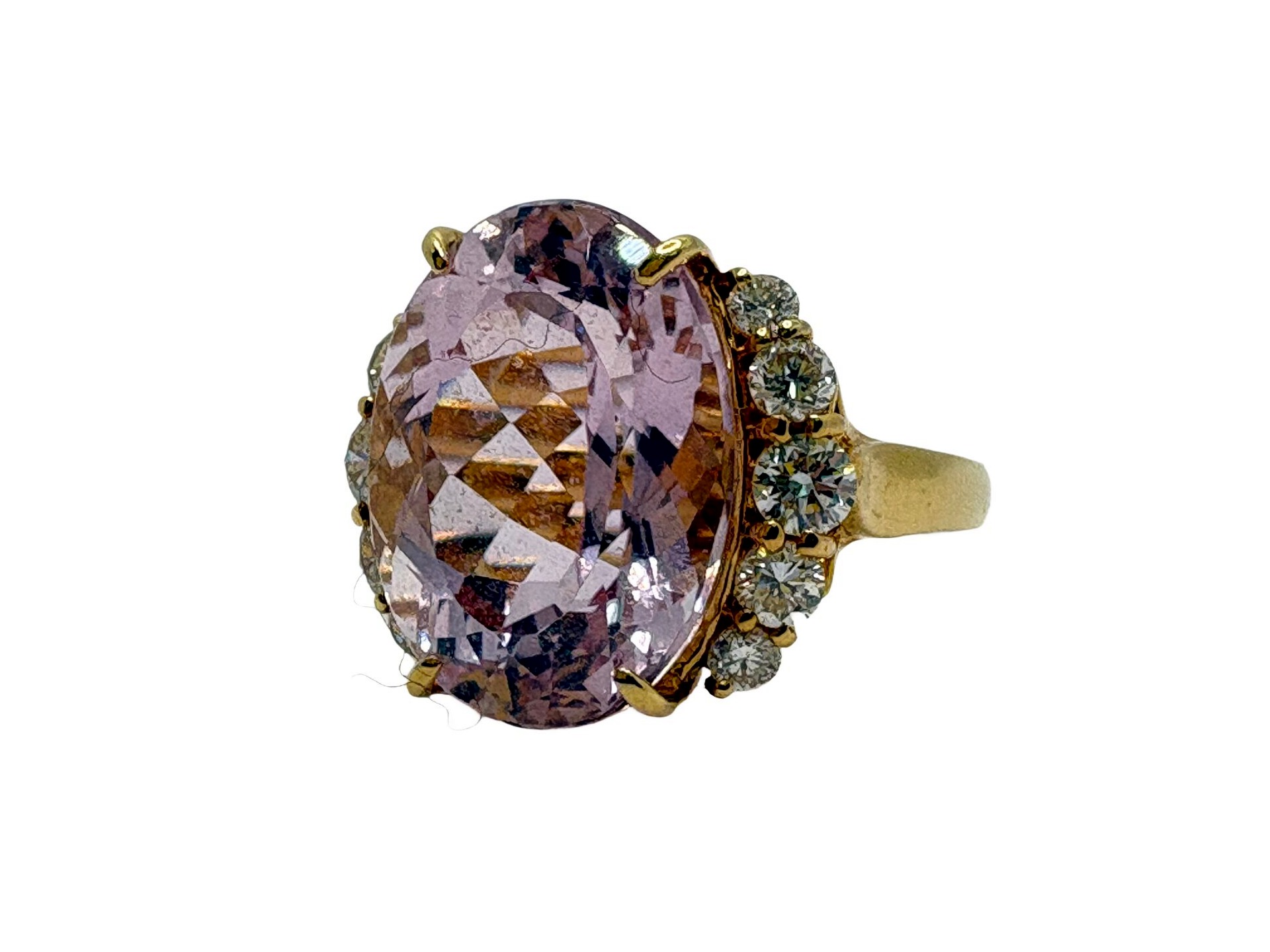 K18 モルガナイト石目無し ダイヤ0.2ct リング - 買取専門店リライト 