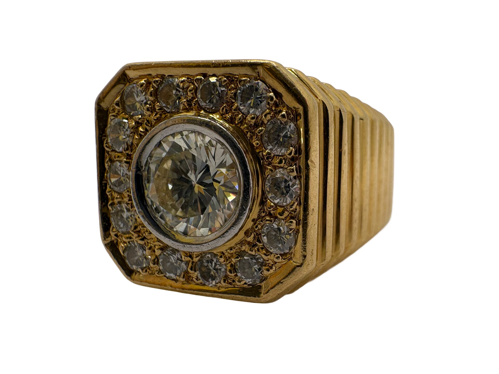 k18ダイヤモンドリング K18 ダイヤ0.95ct ダイヤ0.41ct リング - 買取専門店リライト/芦屋駅