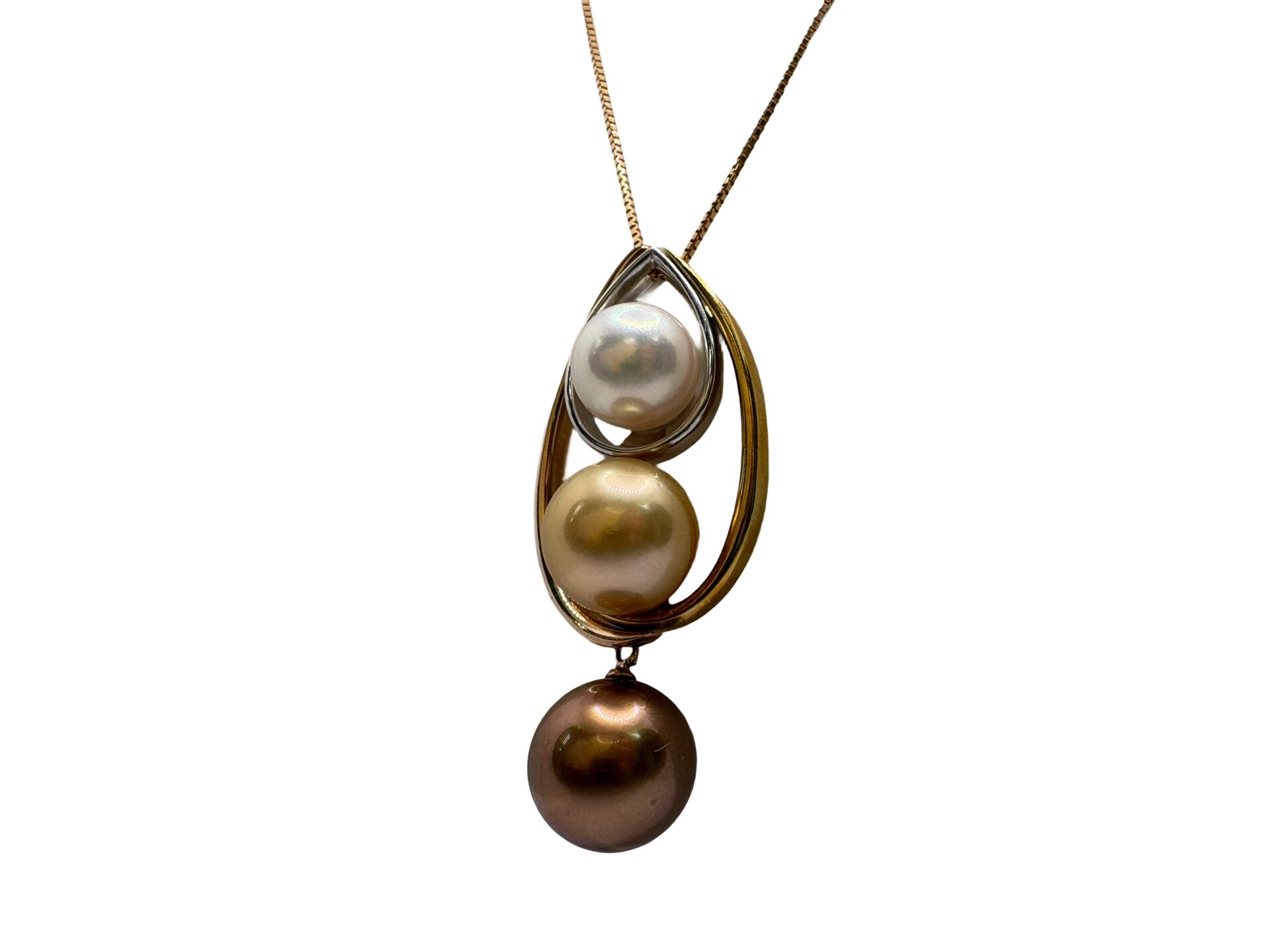 K18パール付きネックレス 訳あり K18 パール8.0mm 10.0mm 10.5mm ネックレス - 買取専門店リライト/芦屋