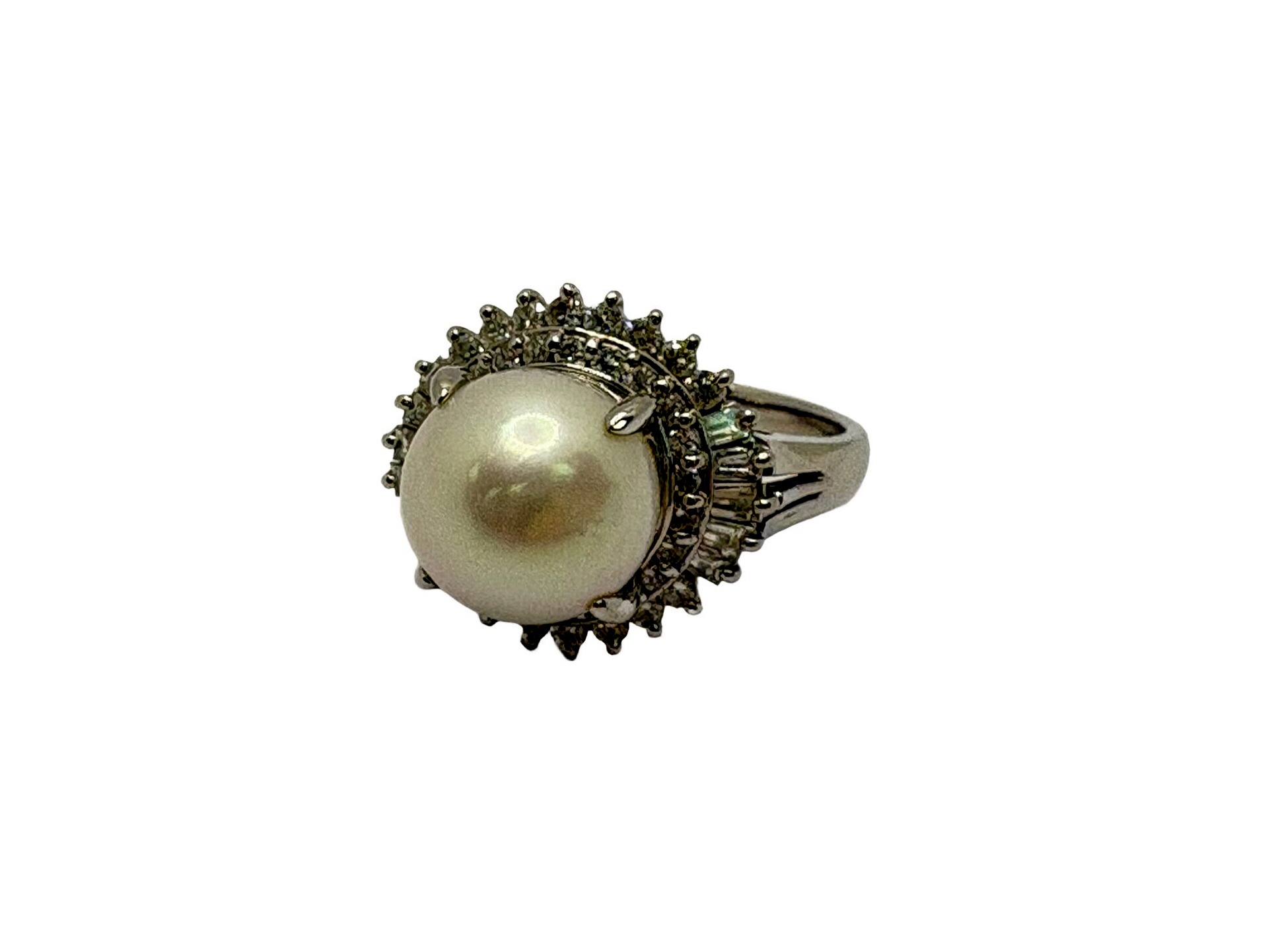Pt900 パール10.8mm ダイヤ0.33ct リング - 買取専門店リライト/芦屋駅 