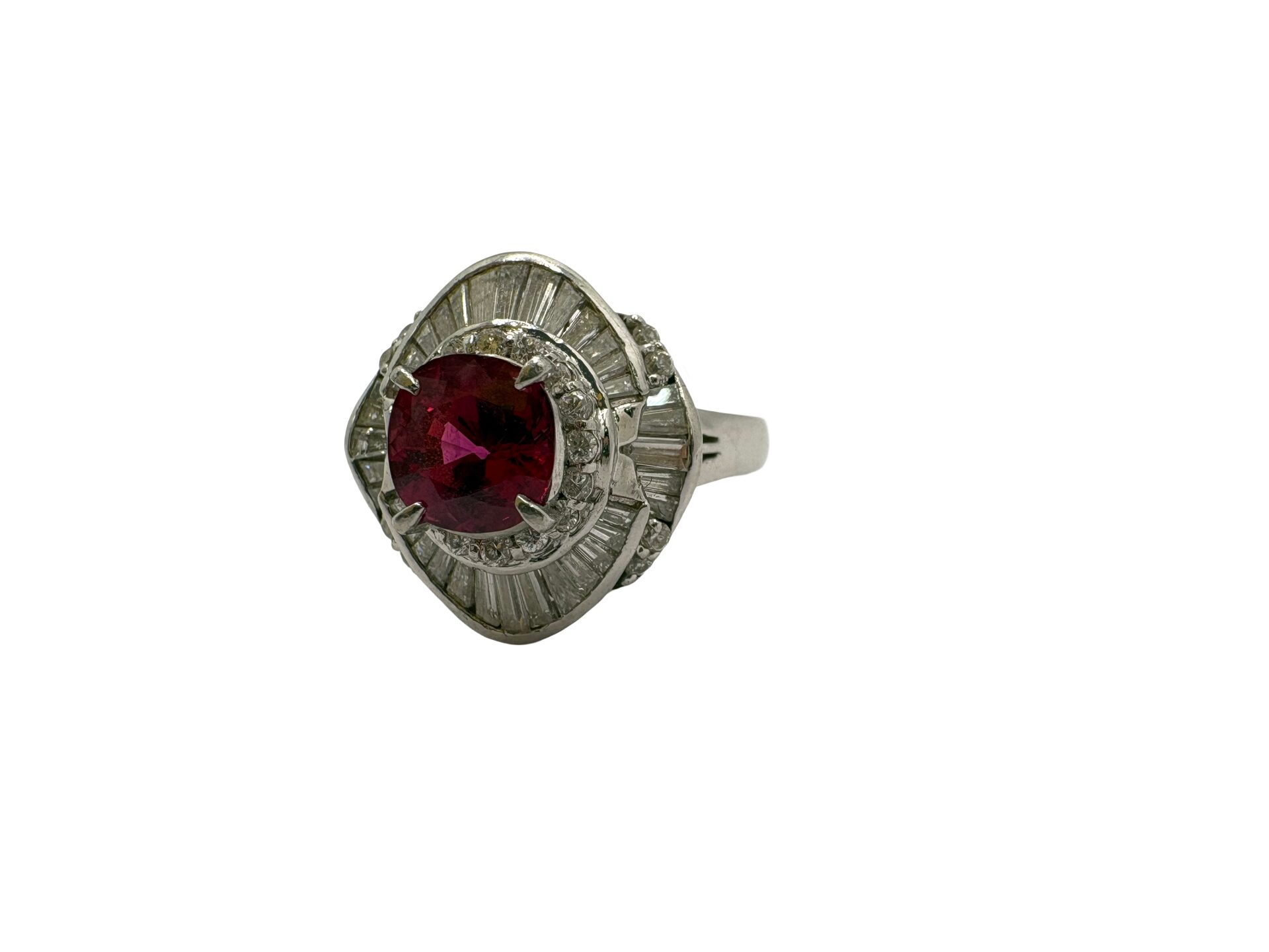 Pt900 ルビー1.06ct ダイヤ1.02ct リング - 買取専門店リライト/芦屋駅