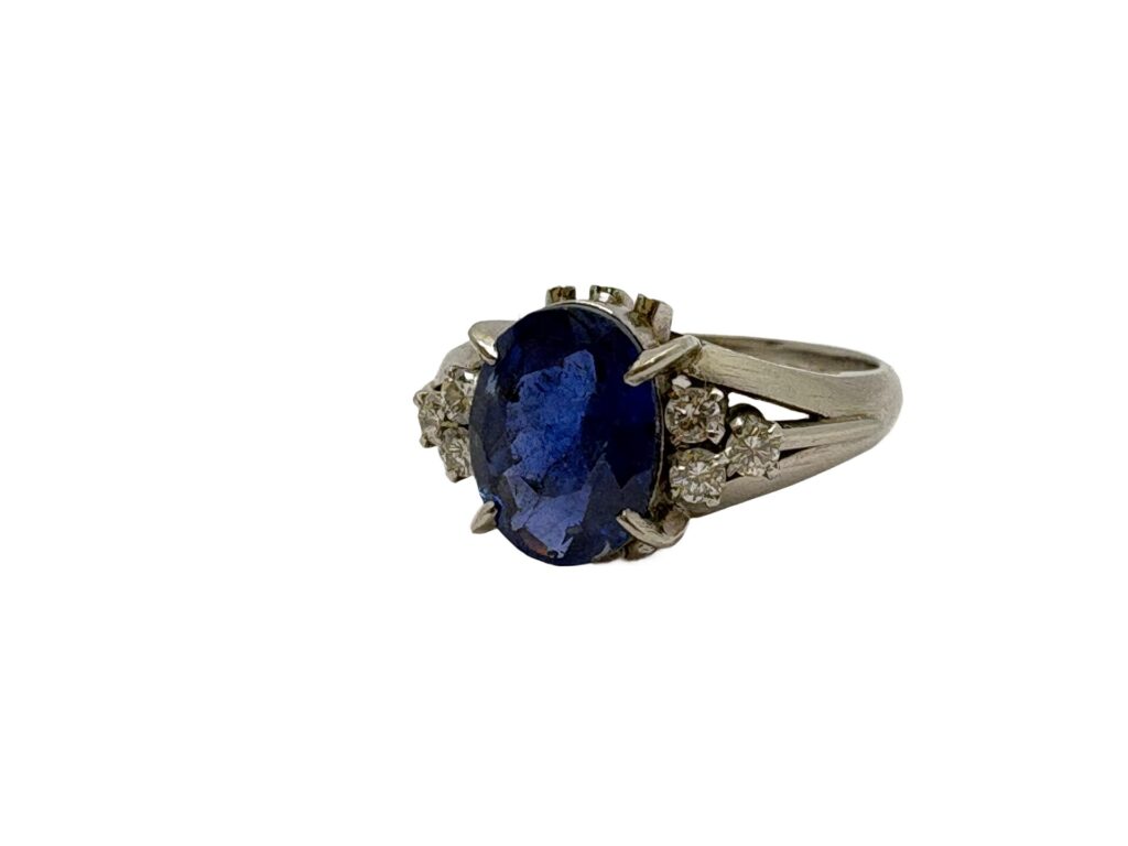 Pt900 サファイア2.09ct ダイヤ0.1ct リング - 買取専門店リライト