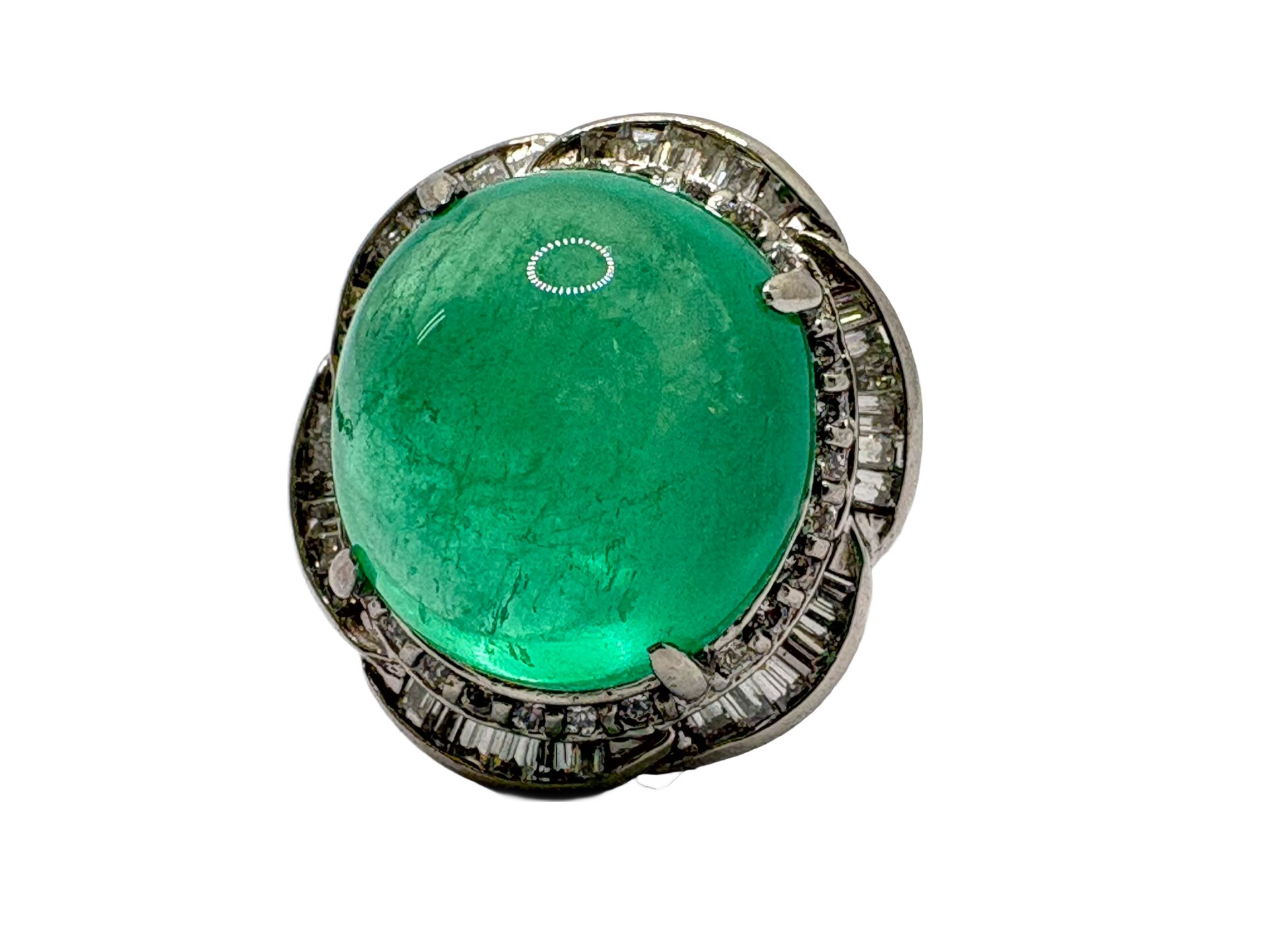 Pt900 エメラルド12.53ct ダイヤ1.02ct リング - 買取専門店リライト