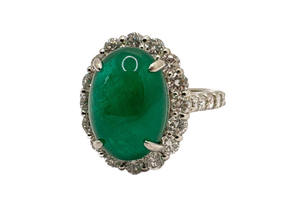 Pt900 エメラルド6.2ct ダイヤ1.5ct リング - 買取専門店リライト/芦屋