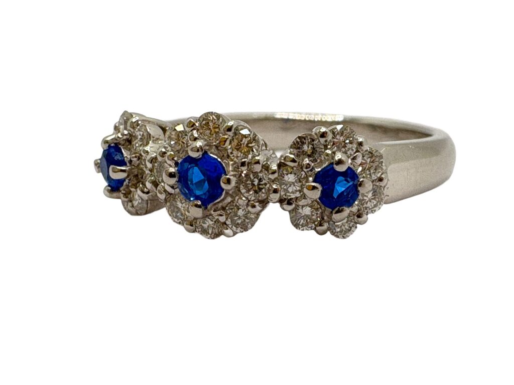 Pt900 サファイア0.6ct ダイヤ0.2ct リング - 買取専門店リライト/芦屋