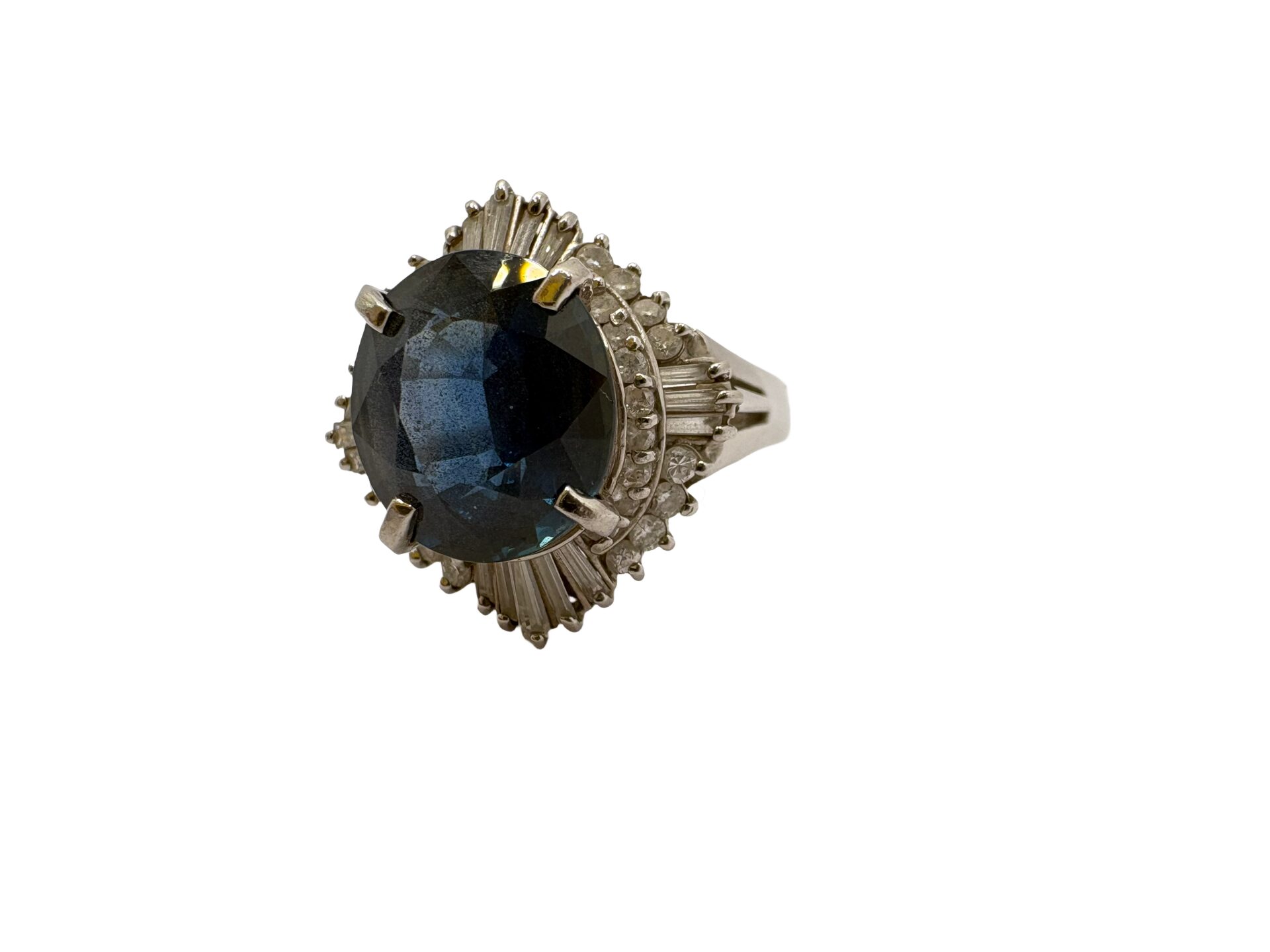 Pt900 サファイア4.1ct ダイヤ0.6ct リング - 買取専門店リライト/芦屋